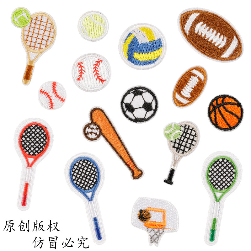 Table Tennis Olympics - 100 шт./лот, креативная нашивка с вышивкой,