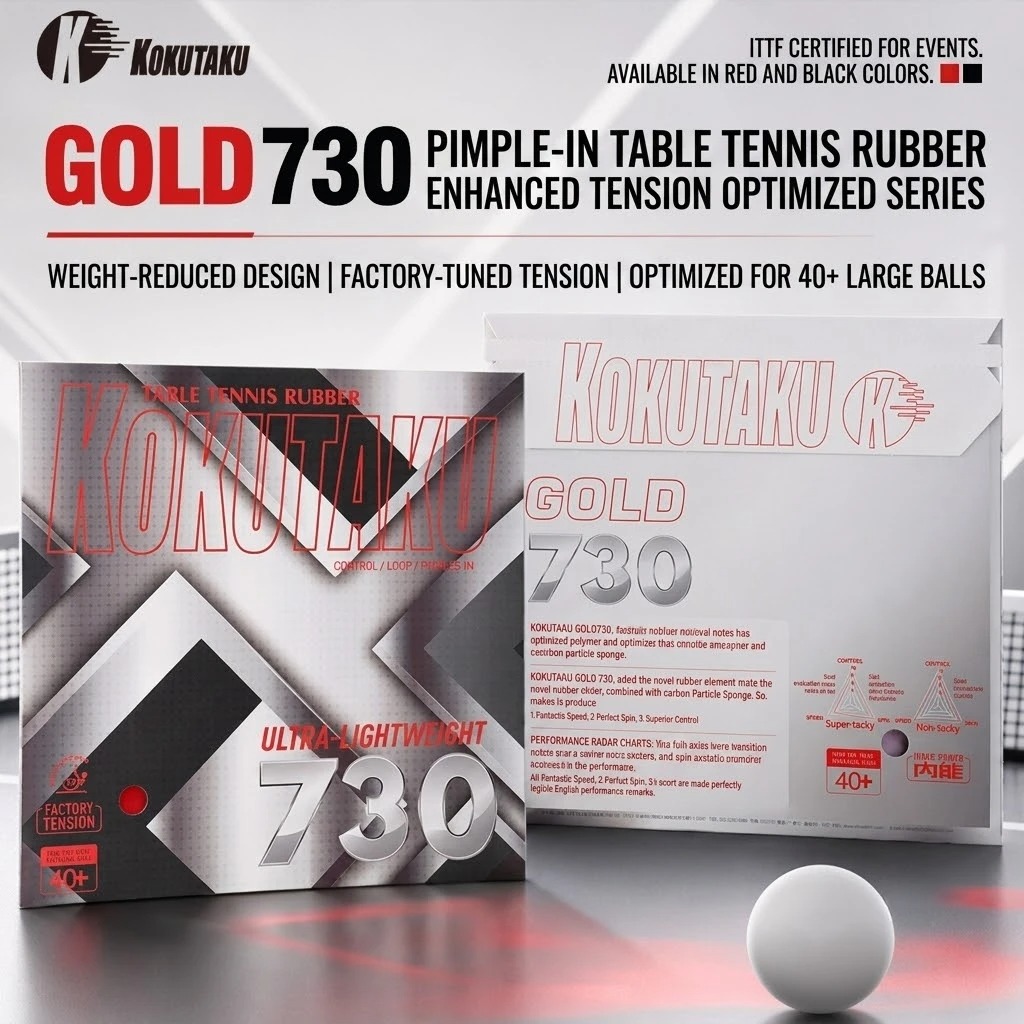 Table Tennis Racket - Накладка для настольного тенниса Kokutaku Gold