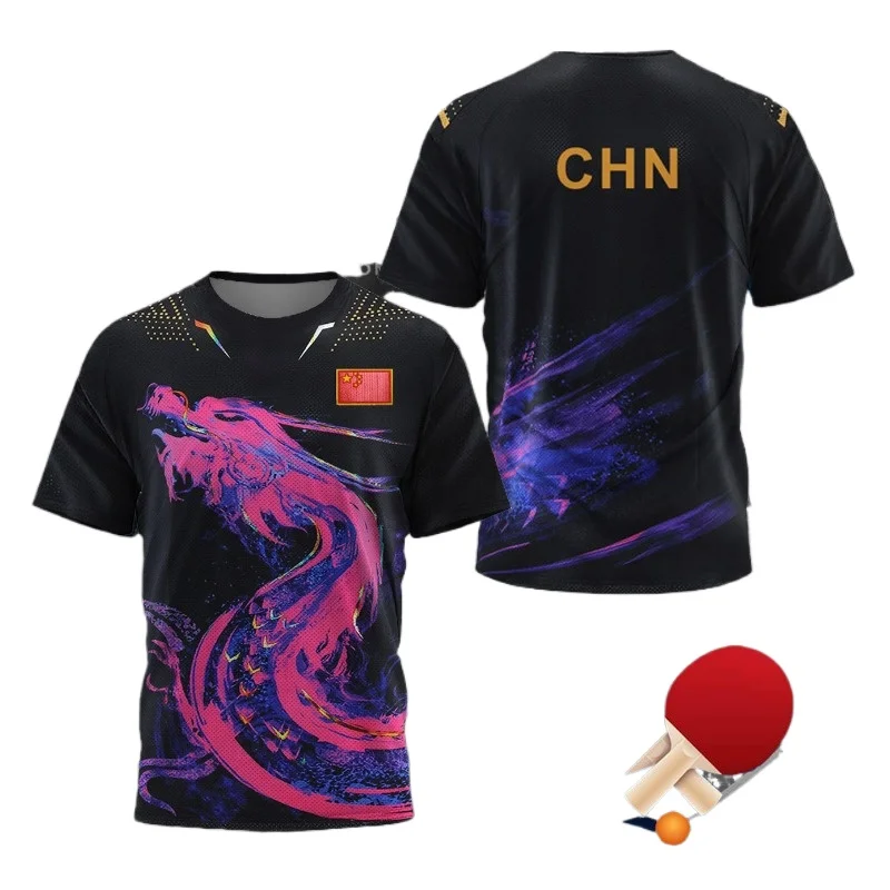 Футболка с графическим принтом – обзор и цена Table Tennis Zhang Jike